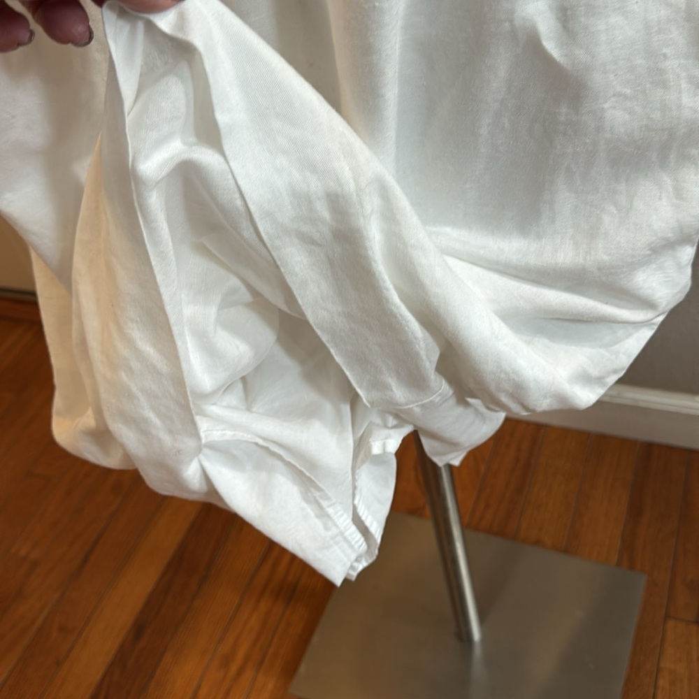 J. Crew White Dress‎ with Yellow and Red Embroidery - Picture 4 of 6